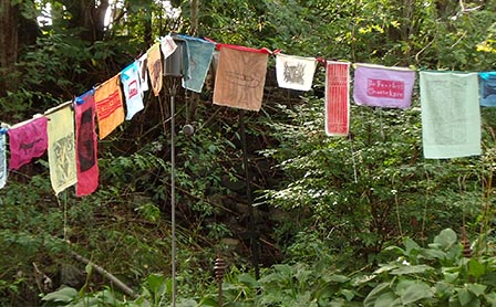 Prints on Clothesline