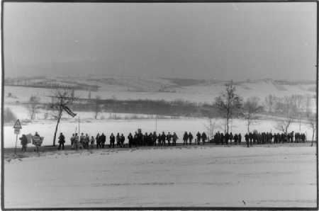 Walking through winter in Poland