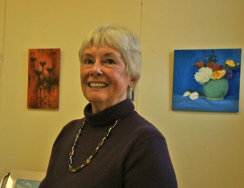 Roberta Foss in studio